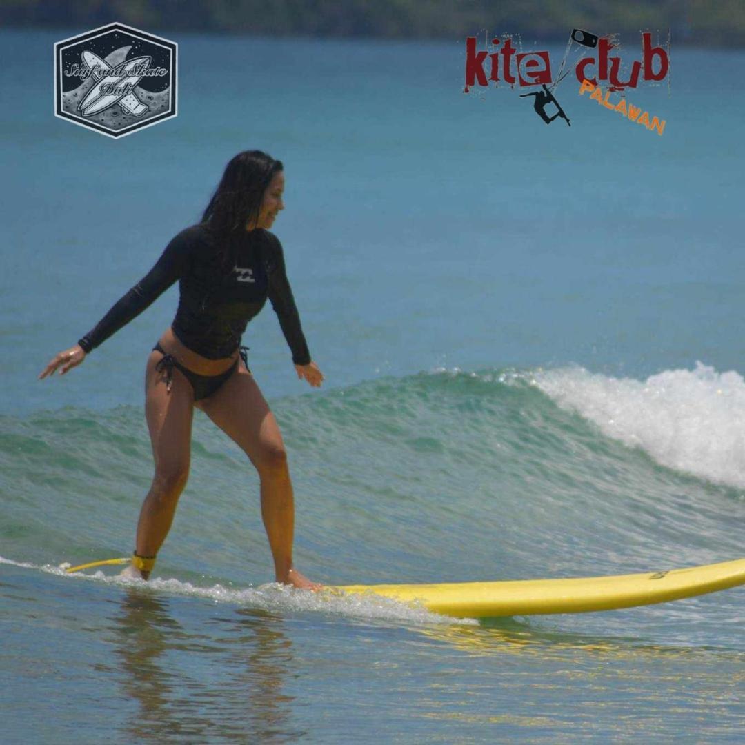 Хостел Surf And Skate Duli El Nido By Kiteclub Palawan Экстерьер фото