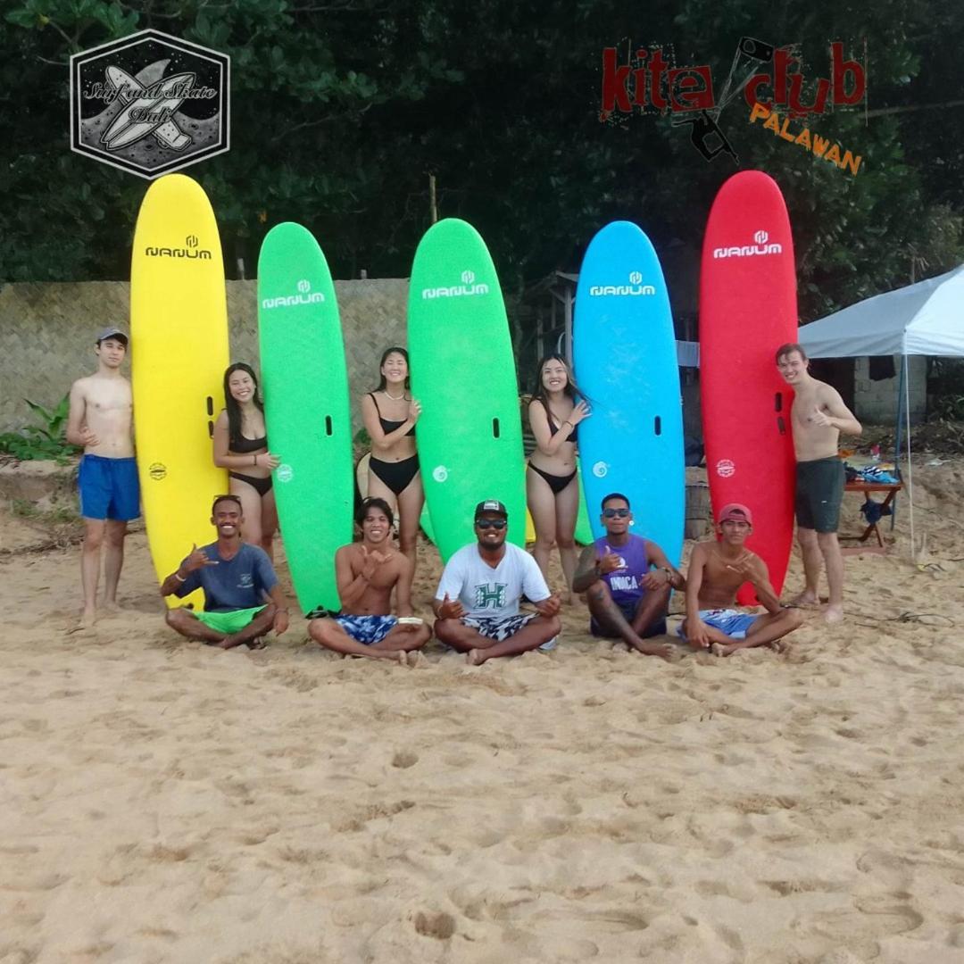 Хостел Surf And Skate Duli El Nido By Kiteclub Palawan Экстерьер фото