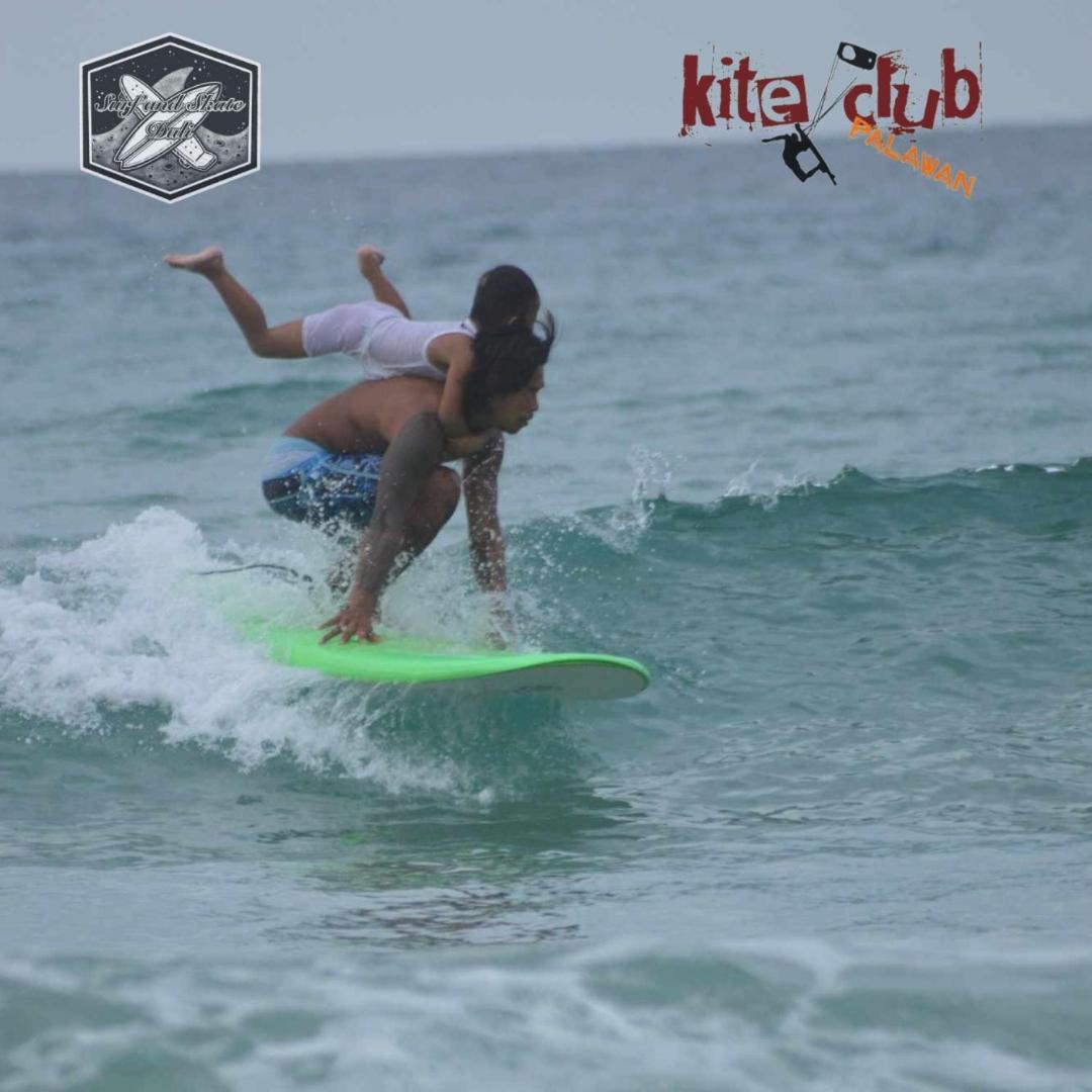 Хостел Surf And Skate Duli El Nido By Kiteclub Palawan Экстерьер фото