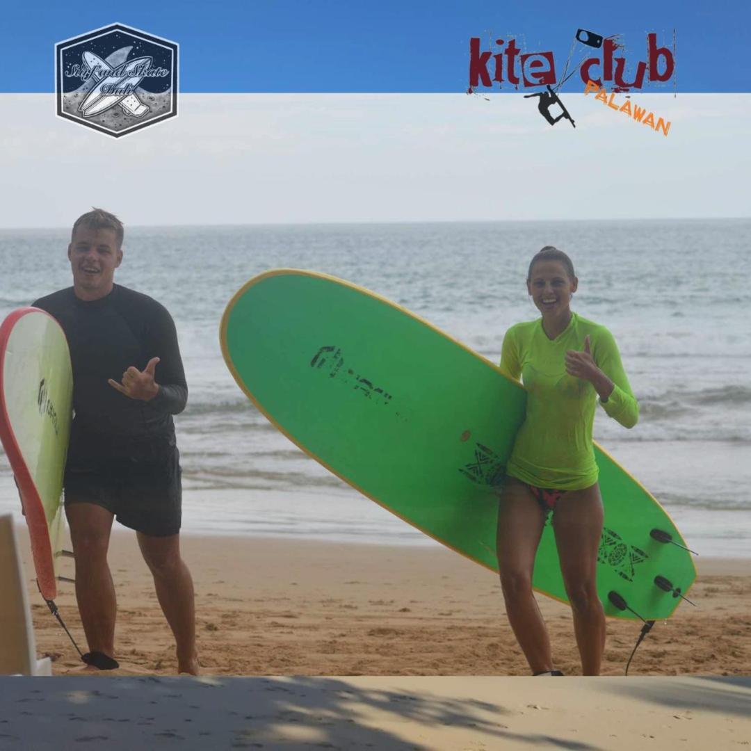 Хостел Surf And Skate Duli El Nido By Kiteclub Palawan Экстерьер фото