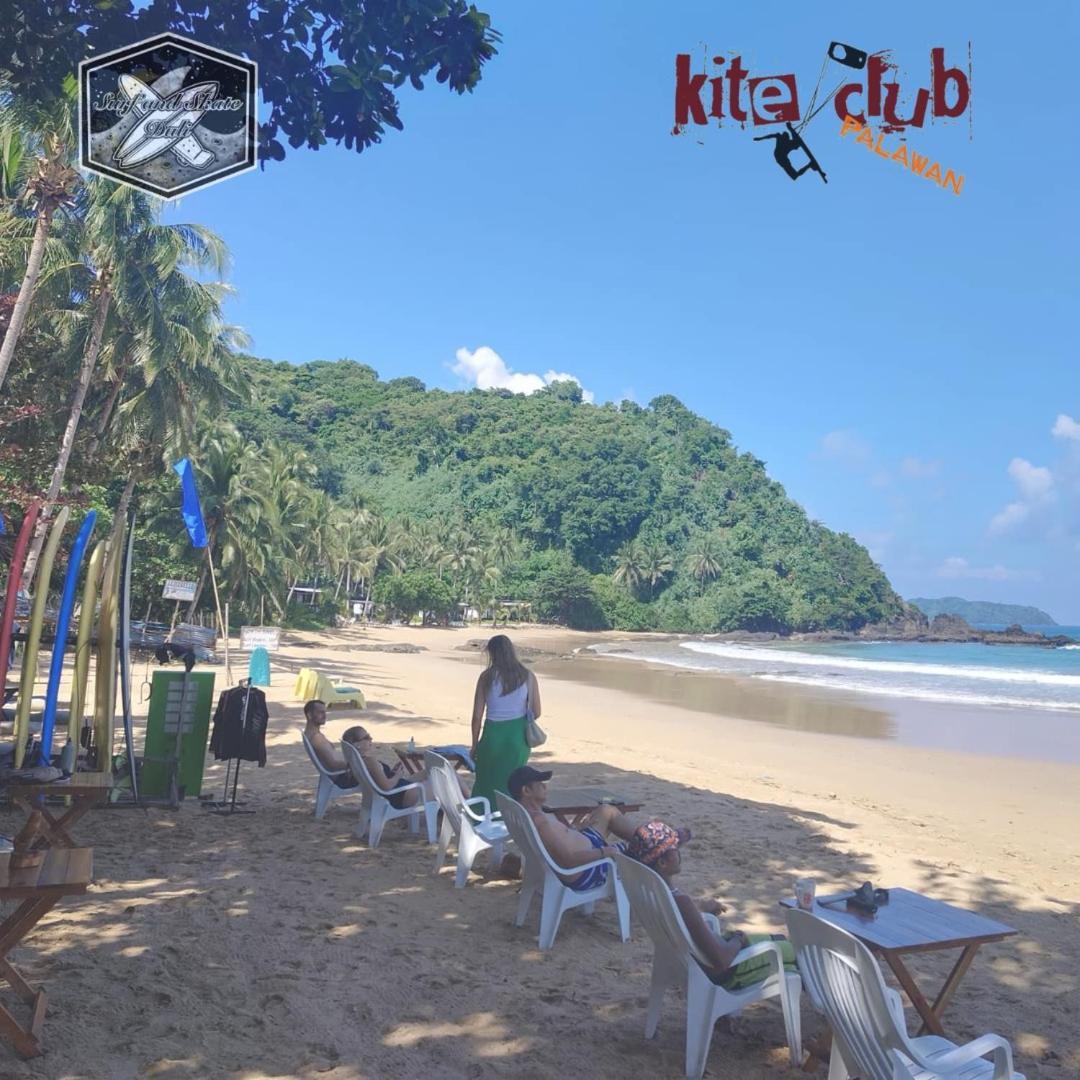 Хостел Surf And Skate Duli El Nido By Kiteclub Palawan Экстерьер фото
