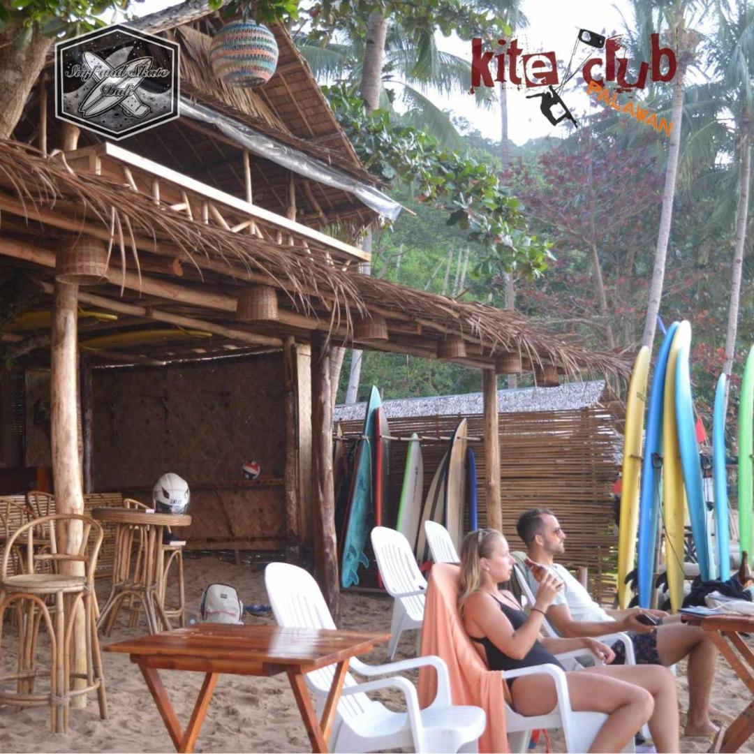 Хостел Surf And Skate Duli El Nido By Kiteclub Palawan Экстерьер фото